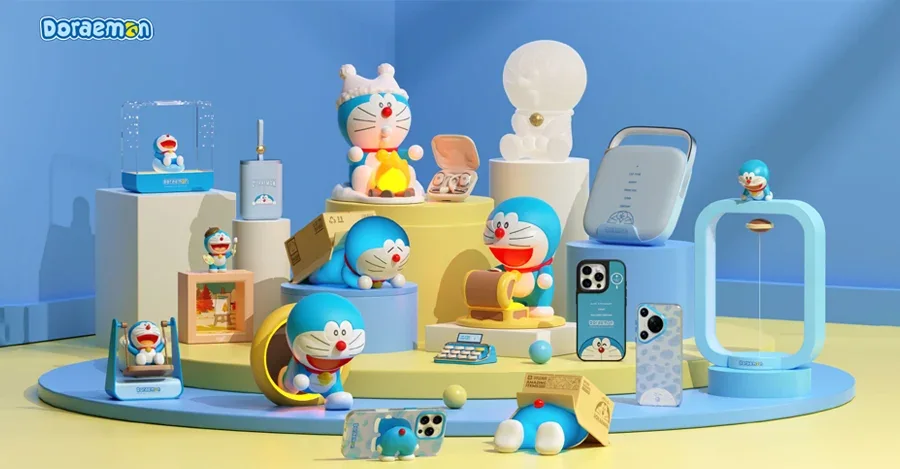 Không gian trưng bày sản phẩm ROCK và Doraemon