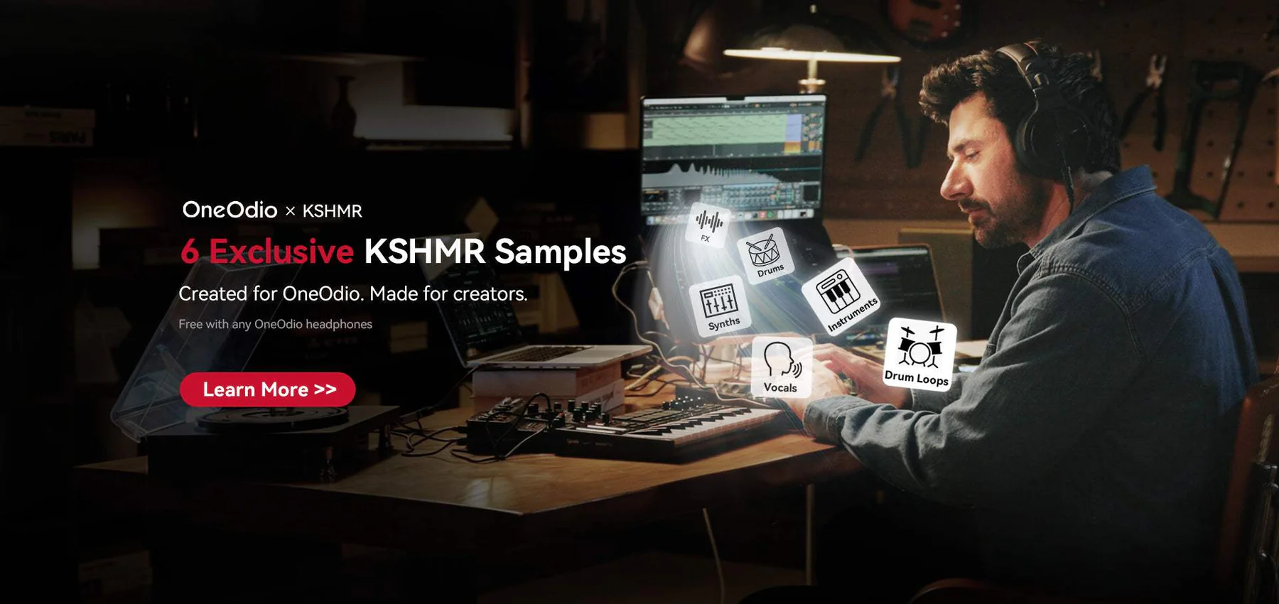 Giới thiệu OneOdio Việt Nam OneOdio x KSHMR dành cho người sáng tạo âm nhạc